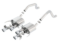 Borla 15 Chevy Corvette C7 ZO6 6.2L w/o AFM w/ NPP ATAK Quad RD RL AC Tips Center Rear Exit Exhaust