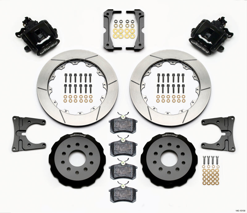 Wilwood Combination Parking Brake Rear Kit 12.88in 2005-2014 Mustang