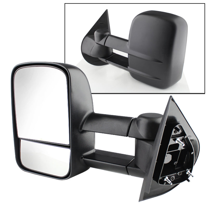 Xtune Chevy Silverado 07-12 Manual Extendable Power Heated Adjust Mirror Left MIR-CSIL07-PW-L