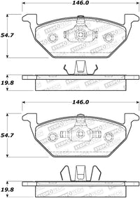 StopTech Street Select Brake Pads