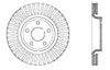 StopTech 11-15 Jeep Grand Cherokee Front Left Drilled Sport Brake Cryo Rotor (Excludes SRT8)