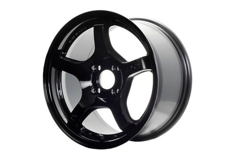 Gram Lights 57CR 15x8.0 +35 4-100 Glossy Black Wheel