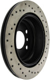 StopTech Sport Cross Drilled Brake Rotor - Front Left