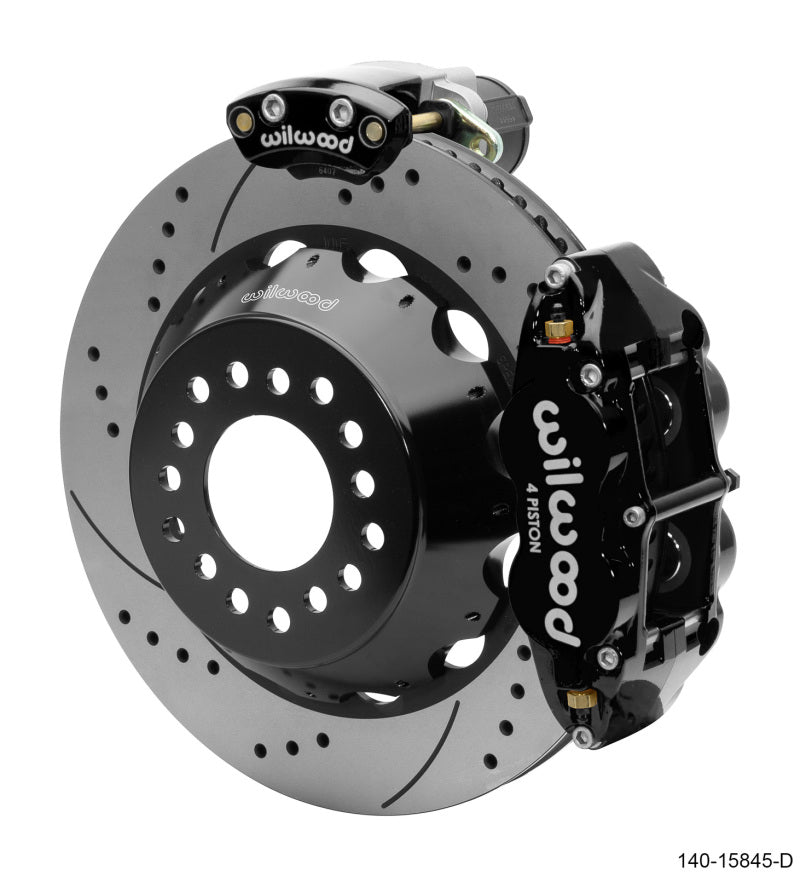 Wilwood Narrow Superlite 4R Rear P-Brk Kit 14.00in Rotor Big Ford New Style 2.50in Offset - SRP
