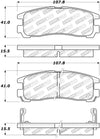 StopTech Street Touring 4/89-99 Mitsubishi Eclipse GST Rear Brake Pads