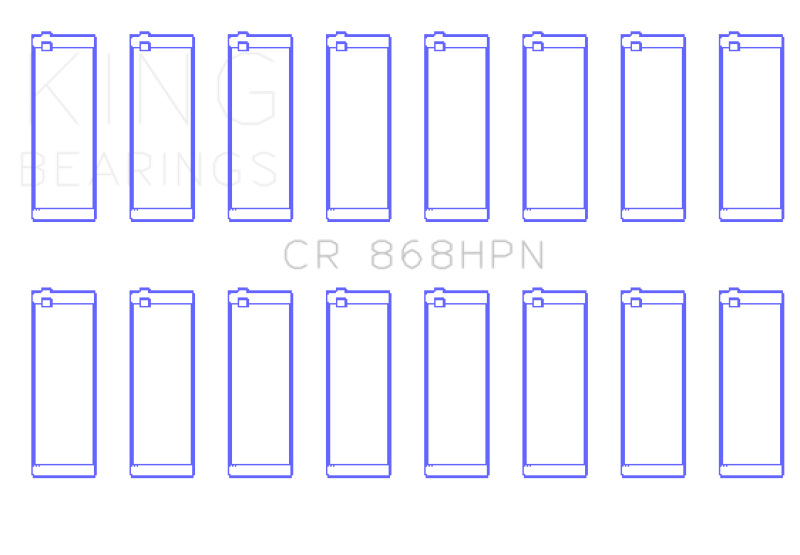 King Engine Bearings Ford Prod V8 4.6L/5.4L (Size 0.026) Performance Rod Bearing Set