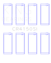 King Engine Bearings Toyota Ford ZETEC 1.6L/1.8L/2.0L Performance Rod Bearing Set