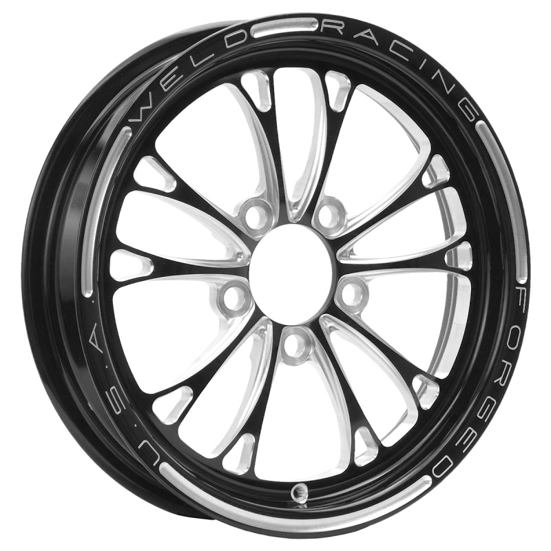 Weld V-Series 1-Piece 15x3.5 / 5x4.75 BP / 2.25in. BS Black Wheel - Non-Beadlock