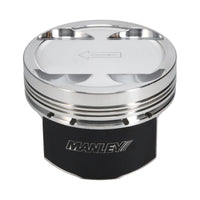 Manley 03-06 Evo VII/IX 4G63T 86.5mm +1.5mm Oversize Bore 10.0/10.5:1 Dish Piston Set with Rings