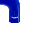 Mishimoto Silicone Reducer Coupler 90 Degree 3in to 3.5in - Blue