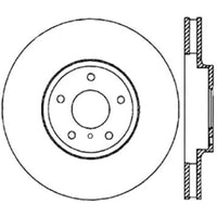 Stoptech 06-07 350Z / 05-07 G35 / 06-07 G35X Front CRYO-STOP Rotor