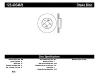 StopTech 99-08 Acura TL (STD Caliber) / 01-03 CL / 04-09 TSX Cross Drilled Right Front Rotor