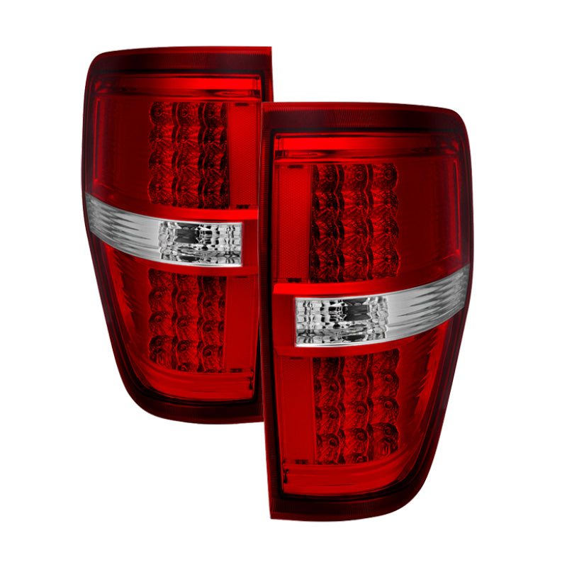 Xtune Ford F150 09-14 LED Tail Lights Red Clear ALT-JH-FF15009-LED-RC