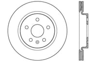 StopTech Sport Cross Drilled Brake Rotor - Front Left