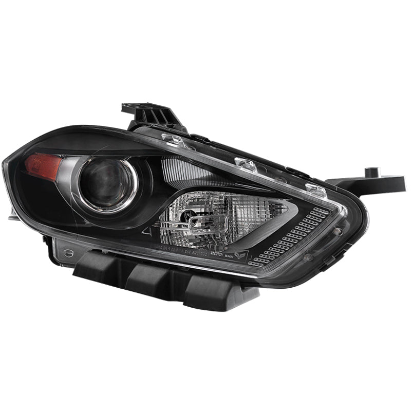 xTune Dodge Dart 13-15 Passenger Side Projector Headlight -OEM Right - Black HD-JH-DDART13-HID-OE-R