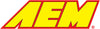 AEM Black Lanyard 3/4in x 36in w/ Swivel Clip - Red / Yellow AEM Logo
