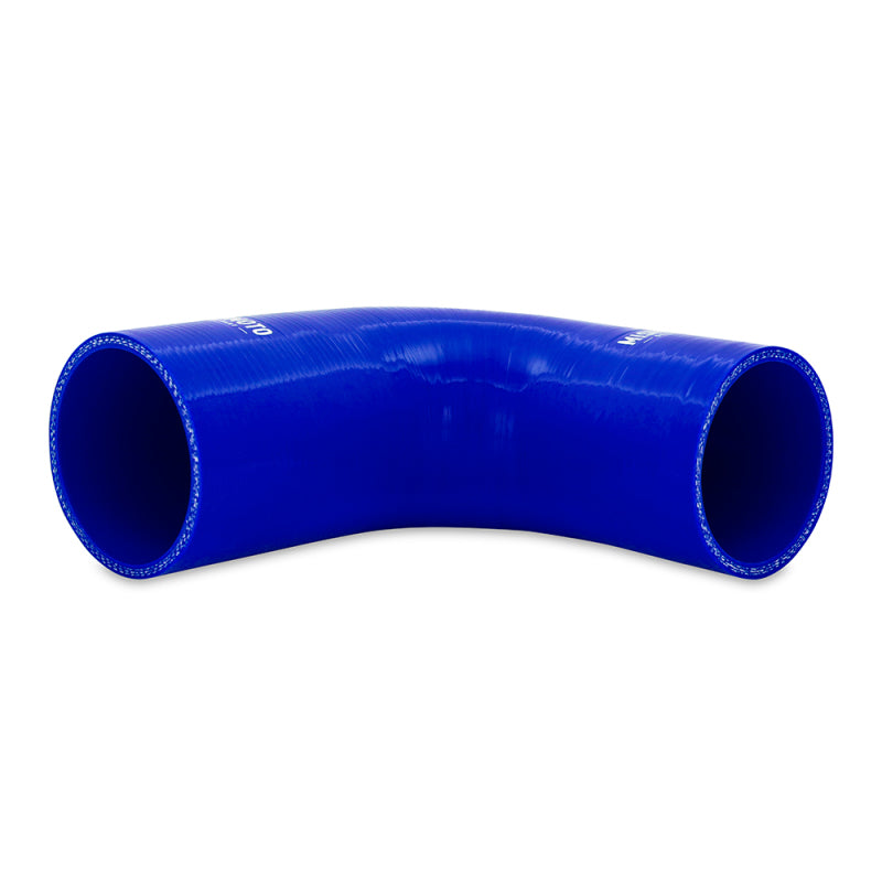 Mishimoto Silicone Reducer Coupler 90 Degree 3in to 3.25in - Blue