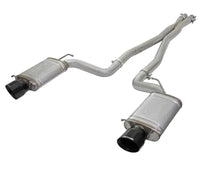 aFe Mach Force-Xp 3in CB Stainless Steel Dual Exhaust System w/ Black Tips 09-15 Cadillac CTS-V