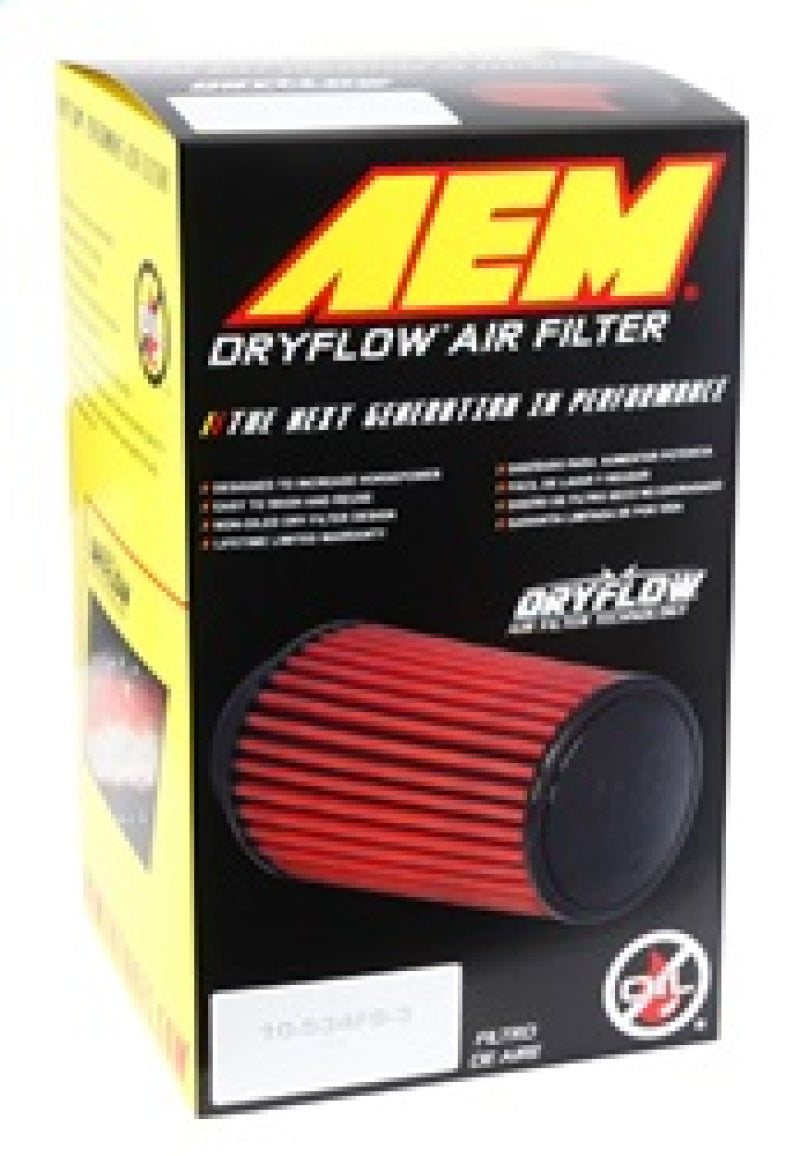 AEM DryFlow Air Filter AIR FILTER KIT 4.5in X 9in DRYFLOW