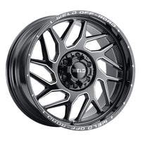 Weld Off-Road W117 20X10 Fulcrum 5X139.7 5X150 ET13 BS6.00 Gloss Black MIL 110.2