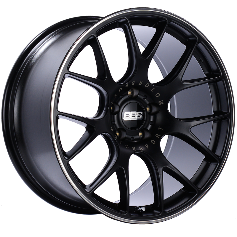 BBS CH-R 20x10.5 5x115 ET25 CB71.4 Satin Black Polished Rim Protector Wheel