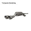 Mishimoto 14-16 Ford Fiesta ST 1.6L 2.5in Stainless Steel Cat-Back Exhaust w/ Burnt Ti Tips