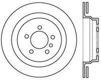 StopTech 98-02 BMW Z3 Drilled Left Rear Rotor