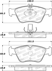 StopTech Street Brake Pads