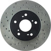 StopTech 06-18 Honda Civic Cryo Drilled Sport Right Front Rotor