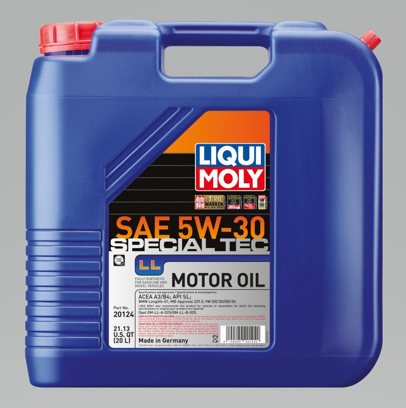 LIQUI MOLY 20L Special Tec LL Motor Oil SAE 5W30