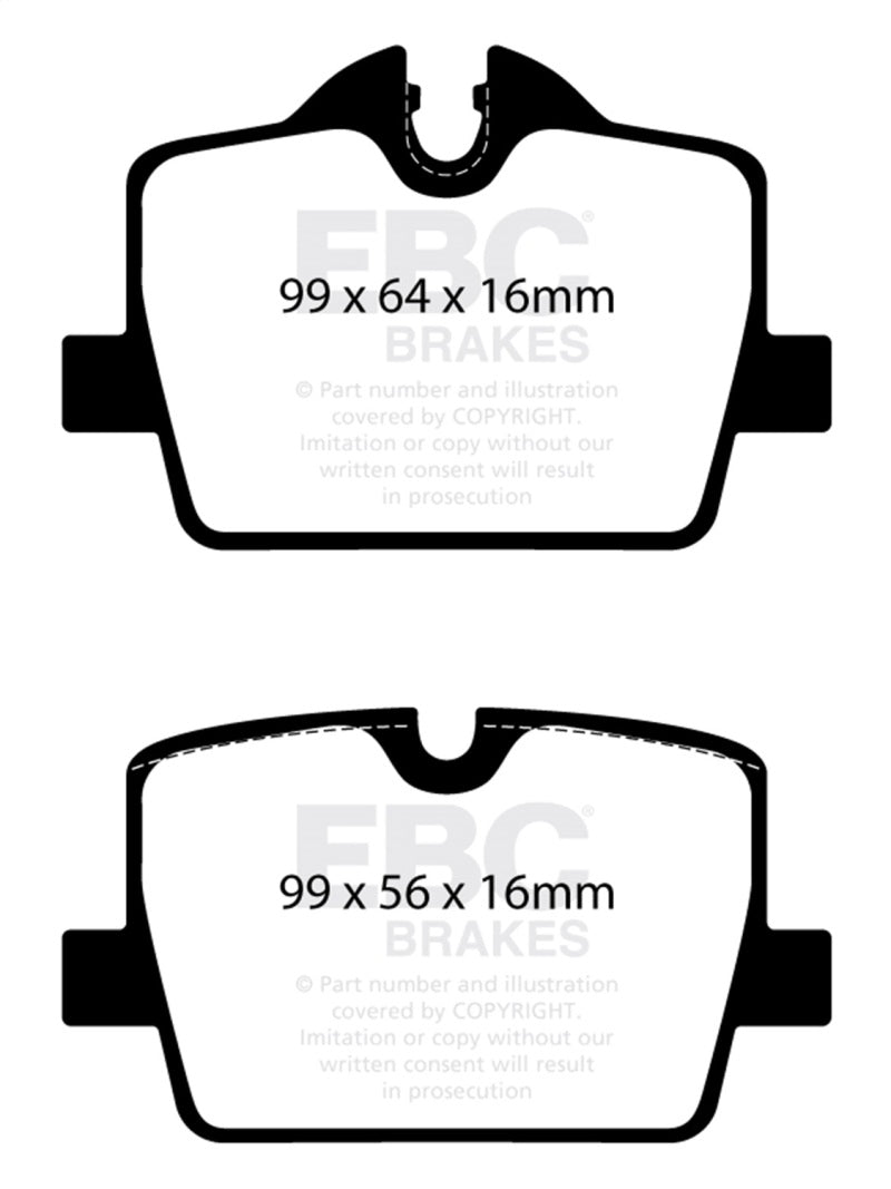EBC 2019+ BMW Z4 G29 2.0T Greenstuff Rear Brake Pads