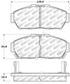 StopTech Street Select Brake Pads - Rear