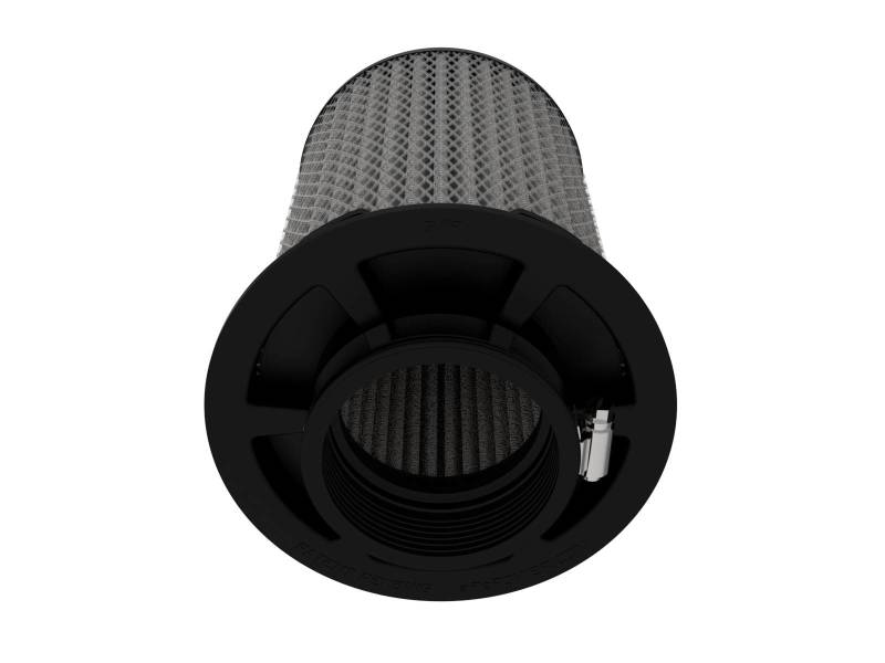 aFe MagnumFLOW Air Filters 3in F x 5-1/2in B x 5-1/4in T (Inverted) x 8in H - Pair