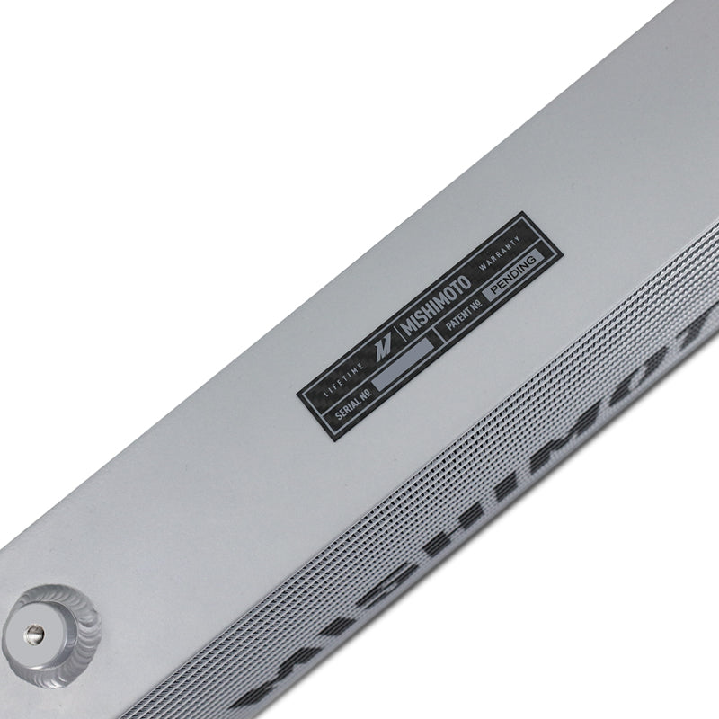 Mishimoto Universal Carbon Fiber Intercooler - Matte Tanks - 450mm Silver Core - C-Flow - BK V-Band