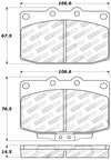 StopTech Performance 89-95 Mazda RX7 Front Brake Pads