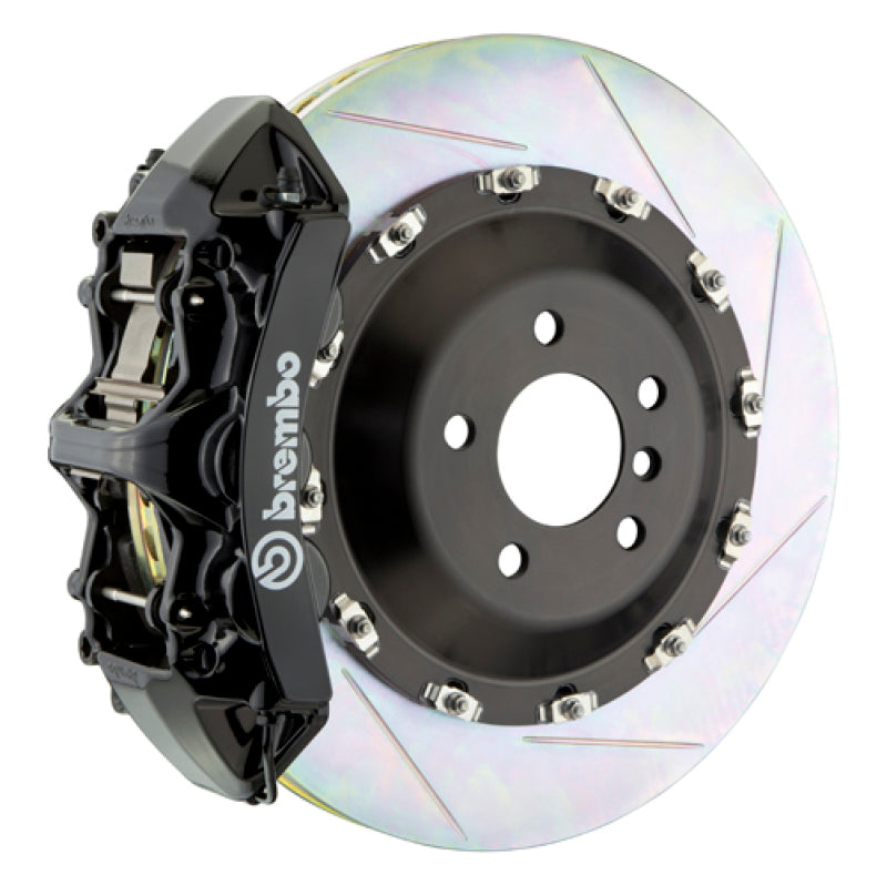 Brembo 15+ RC-F/16-20 GS-F Front GT BBK 6 Piston Cast 405x34 2pc Rotor Slotted Type-1-Black