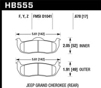 Hawk 06-10 Jeep Commander / 05-10 Grand Cherokee / 05-10 Armada / 04 Pathfinder / 04-10 Tital 5.6L /