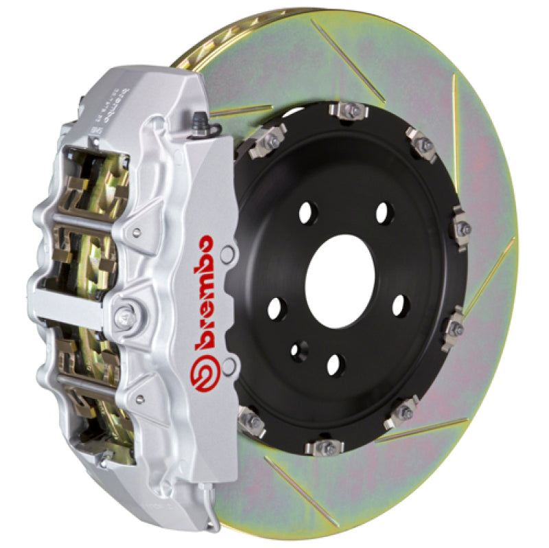 Brembo 12-18 CLS550/15-18 CLS400 Front GT BBK 6 Piston Cast 380x34 2pc Rotor Slotted Type1-Silver