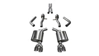 Corsa 15-17 Dodge Challenger Hellcat Dual Rear Exit Sport Exhaust w/ 3.5in Polished Tips