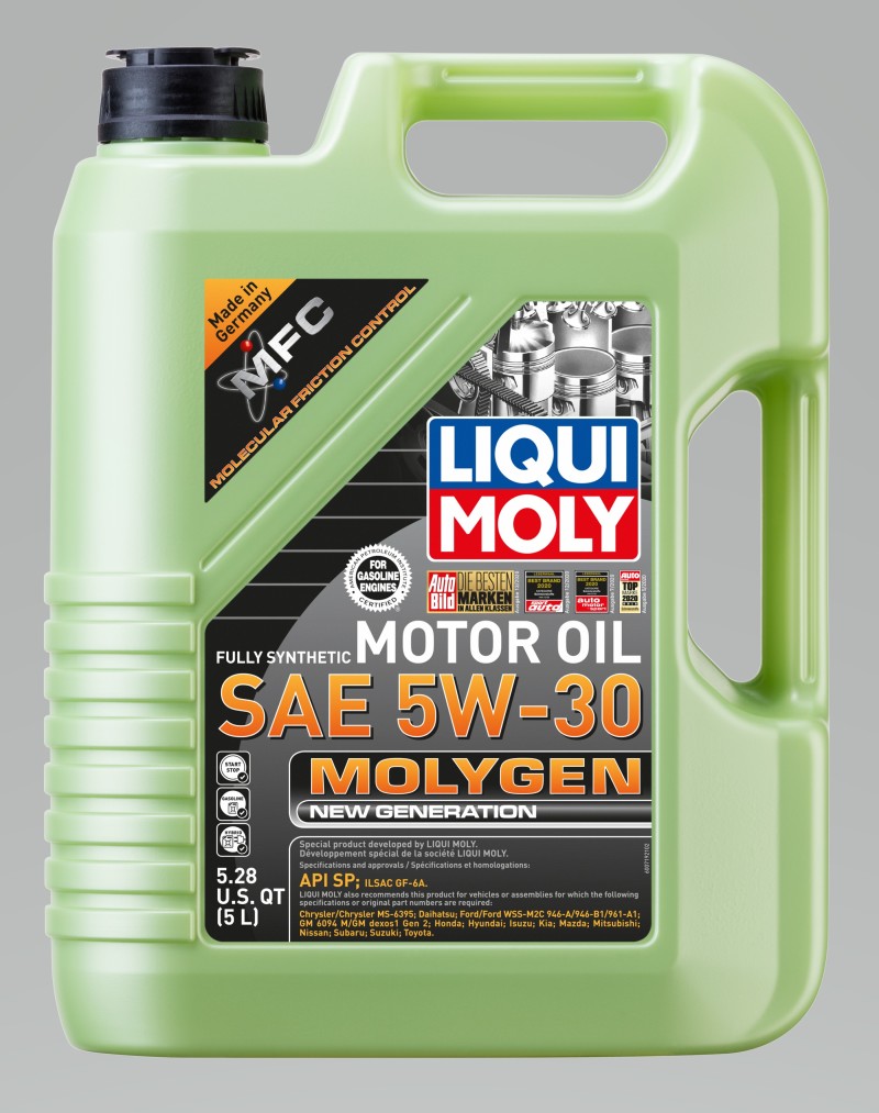 LIQUI MOLY 5L Molygen New Generation Motor Oil SAE 5W30