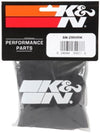 K&N Filter Wrap Drycharger Oval Tapered Black - 3.25in Base I/S Width x 2.5in Top I/S Width x 7in H