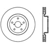 Stoptech 05-07 Subaru Impreza WRX Sti Front High Carbon CRYO-STOP Rotor