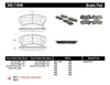 StopTech Performance 06-10 Ford Fusion / 07-10 Lincoln MKZ / 06-09 Mazda 6 Front Brake Pads