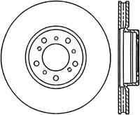 StopTech 01-06 BMW M3 Drilled Left Front CRYO Rotor