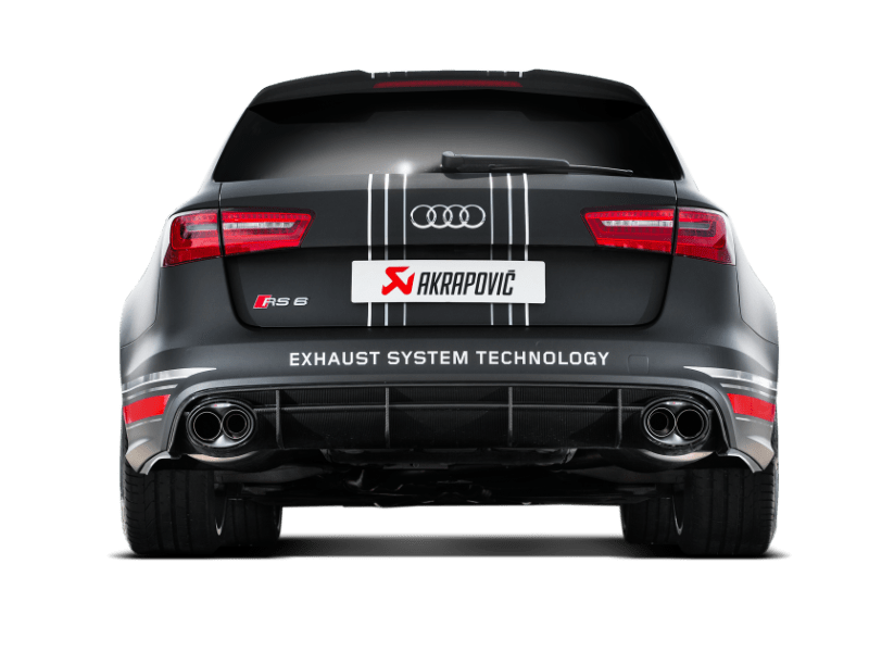 Akrapovic 14-17 Audi RS6 Avant (C7) Evolution Line Cat Back (Titanium) w/ Carbon Tips