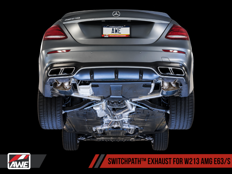 AWE Tuning Mercedes-Benz W213 AMG E63/S Sedan/Wagon SwitchPath Exhaust System - for DPE Cars