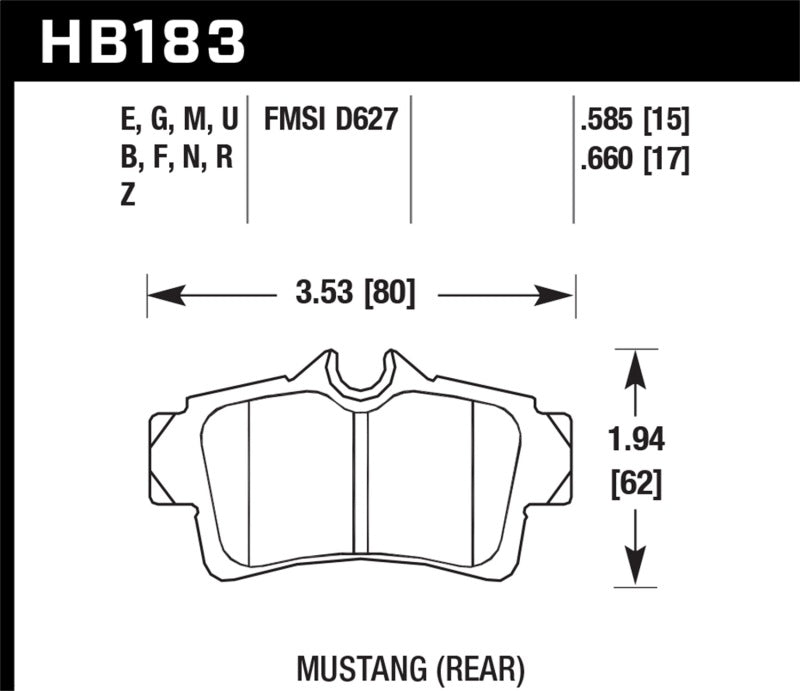 Hawk HP+ Street Brake Pads