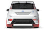 Rally Armor 09-11 Ford Focus MK2 RS Red UR Mud Flap White Logo