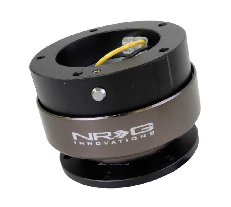 NRG Quick Release Kit Gen 2.5 - Black / Black Ring (6 Hole Base 5 Hole Top)