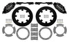 Wilwood 17-21 Can-Am X3RS Black 6-Piston Rear Kit 11.25in - Undrilled Rotors